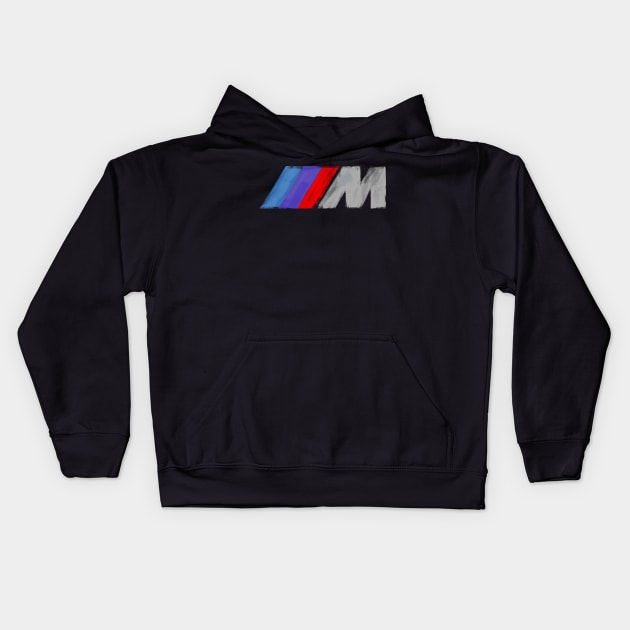 Motorsport Power Kids Hoodie by cowyark rubbark